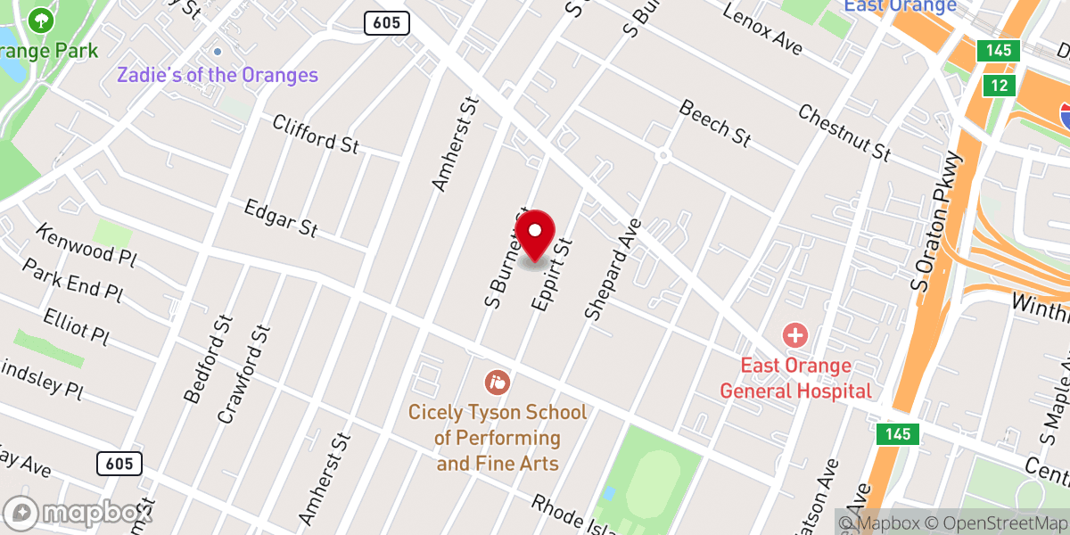 Map showing location of Gospel Hour Prayer Ministry International Inc