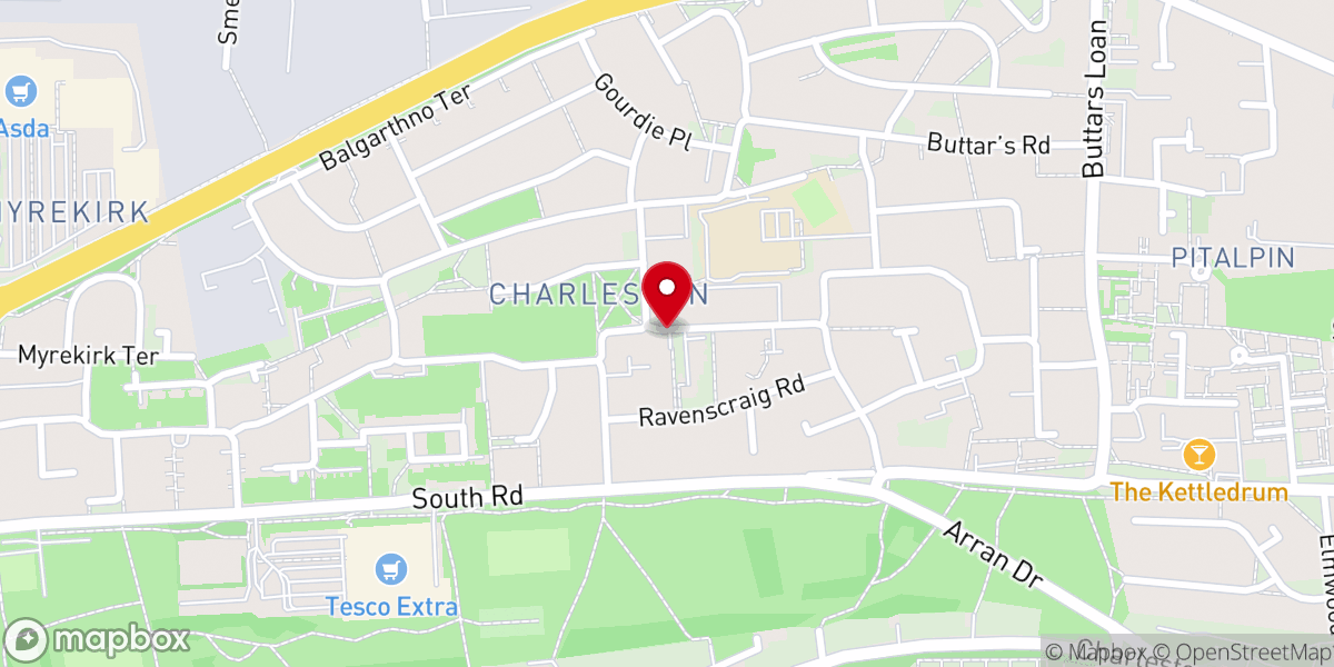Map showing location of St Clement's Catholic Church