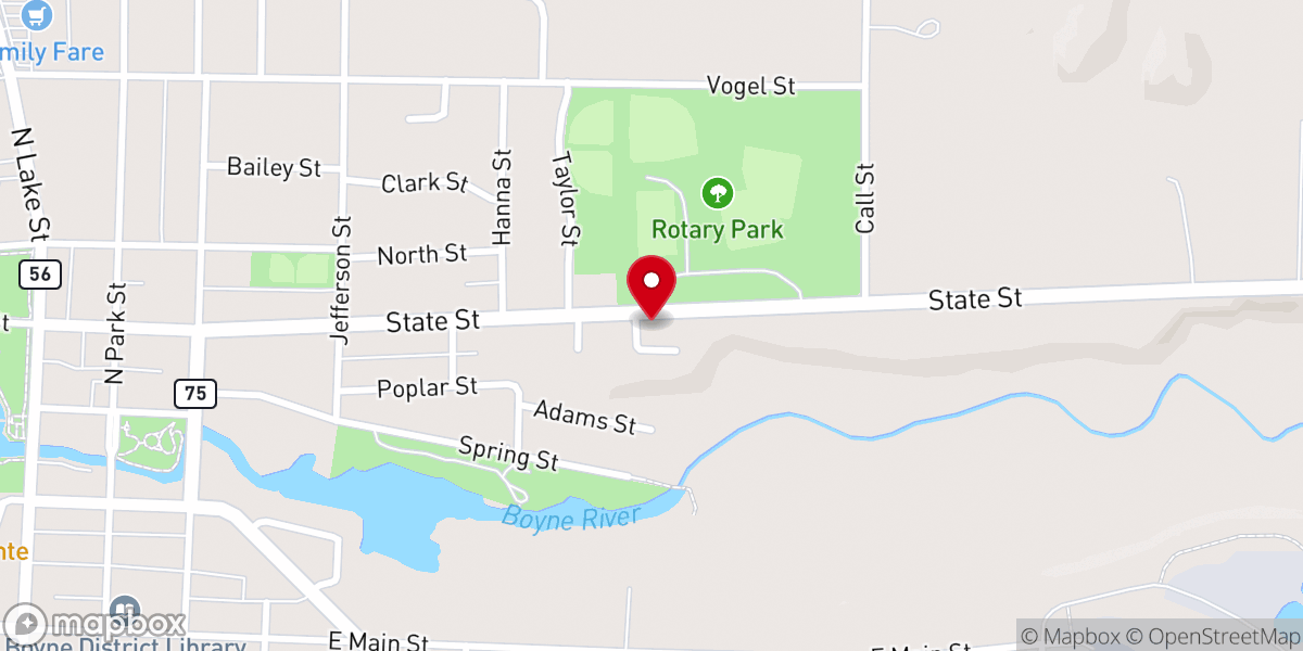 Map showing location of Good Neighbors Food Pantry
