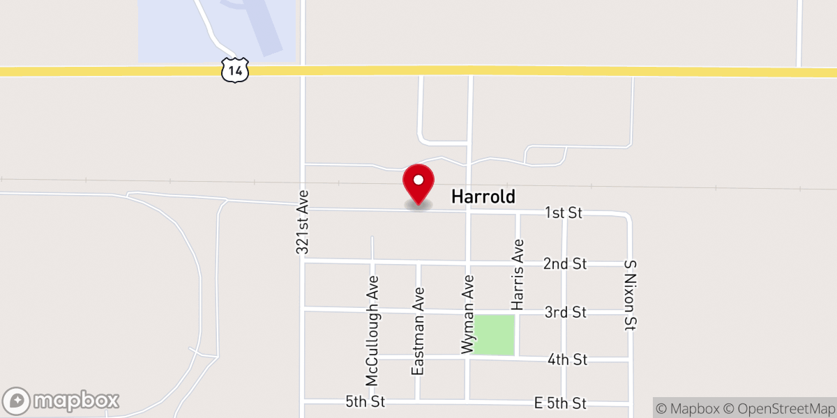 Map showing location of St John's Catholic Parish