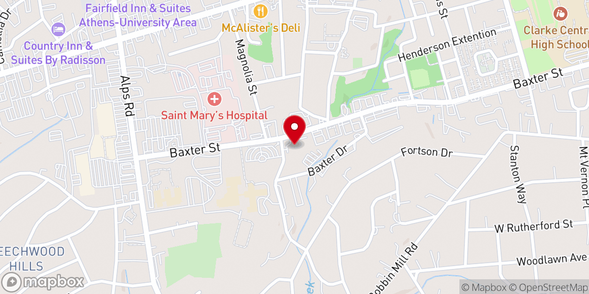 Map showing location of S W a T Ministries Inc