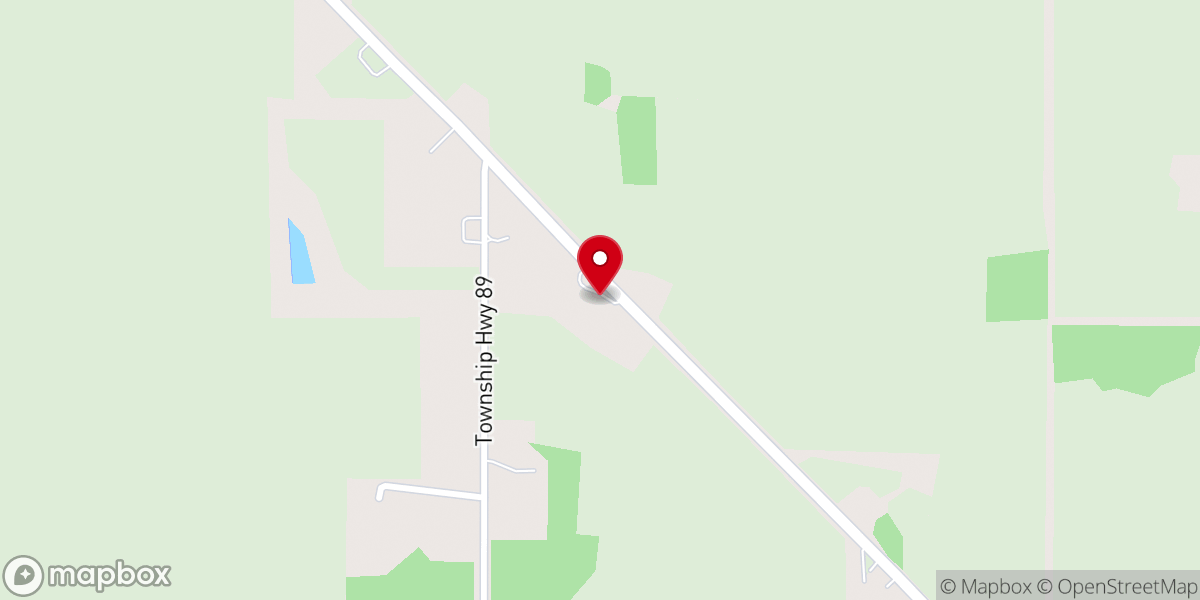 Map showing location of Ridge Chapel Church of the Nazarene