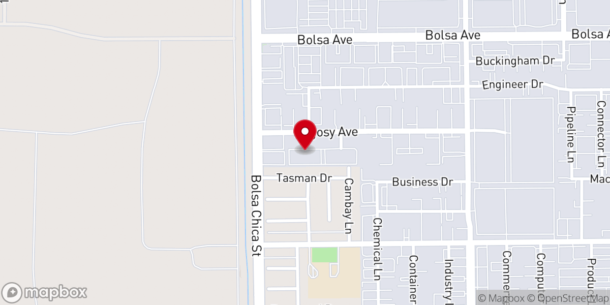 Map showing location of Compass Bible Church Huntington Beach