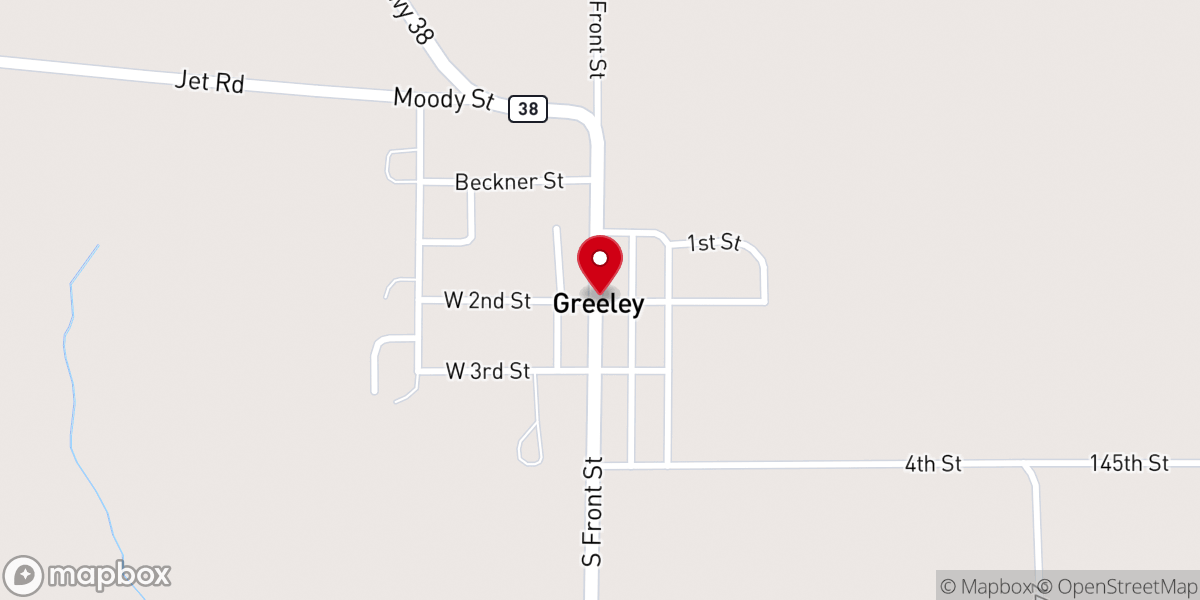 Map showing location of Saint Joseph Catholic Church