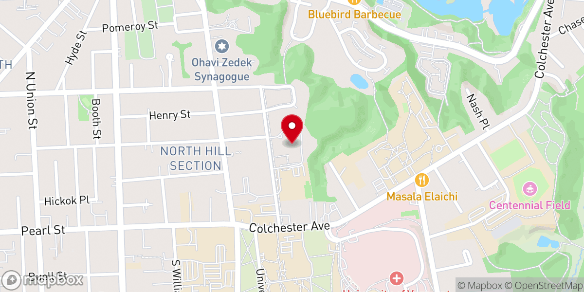 Map showing location of Mount Saint Marys Convent