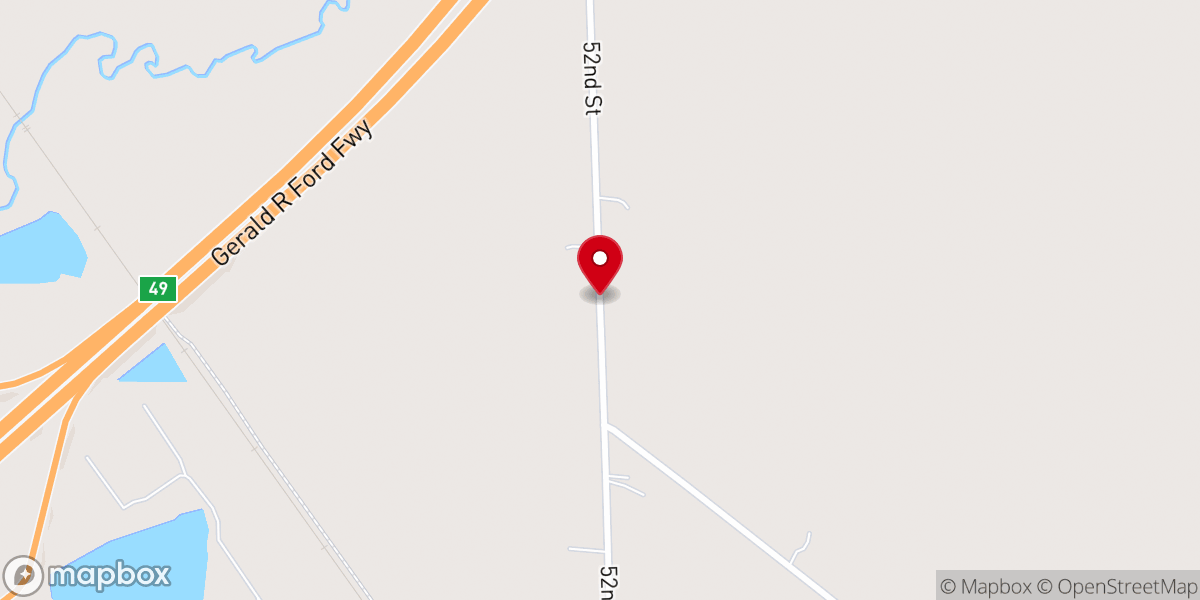 Map showing location of Oak Haven