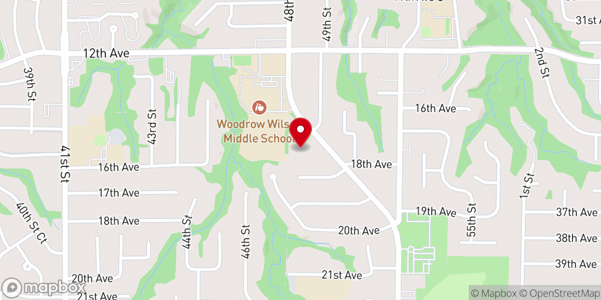 Map showing location of Reorganized Church of Jesus Christ of the Latter Day Saints