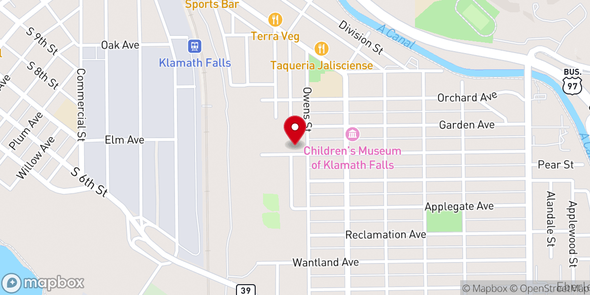 Map showing location of Guided Way Ministries