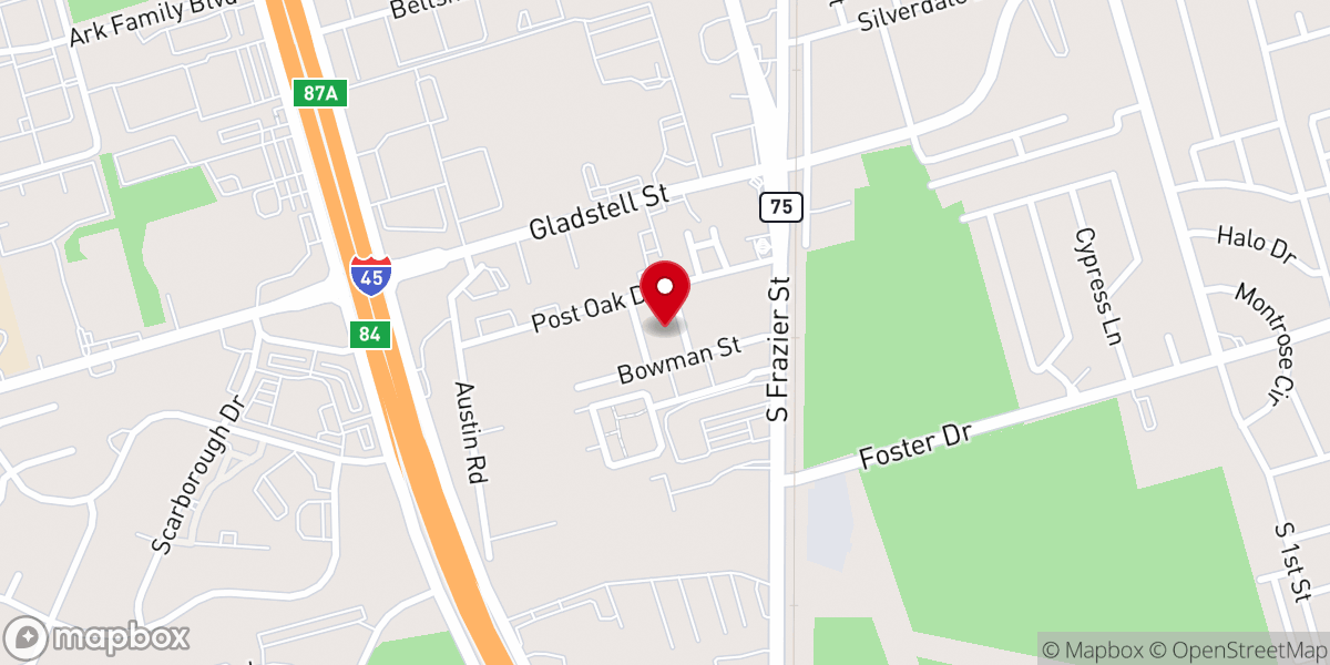 Map showing location of Miracle City Revival Center