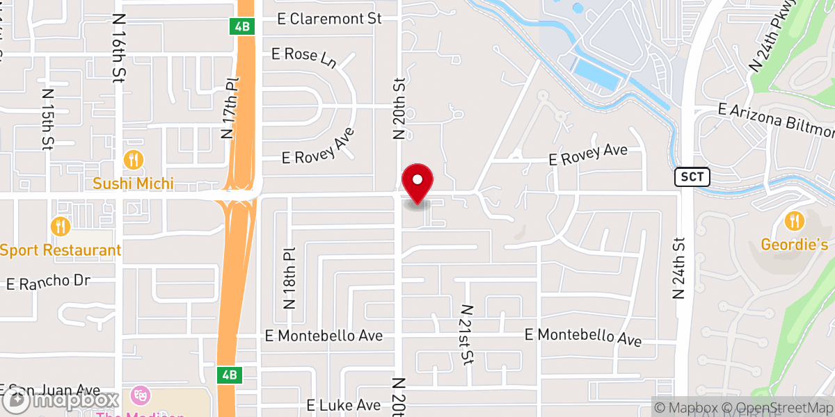 Map showing location of Christ Church Anglican