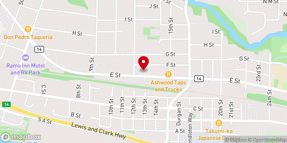 Map showing location of Gateway Community Church