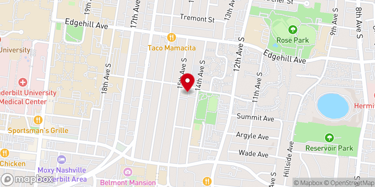 Map showing location of Watson Grove Baptist Church