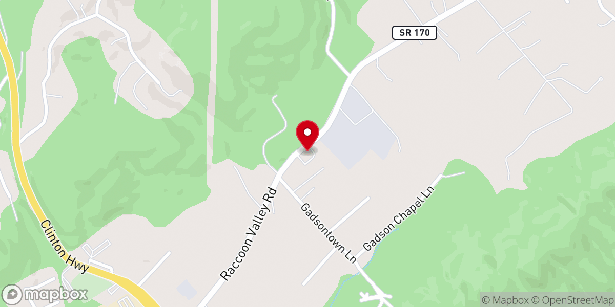 Map showing location of Haven Chapel United Methodist Church