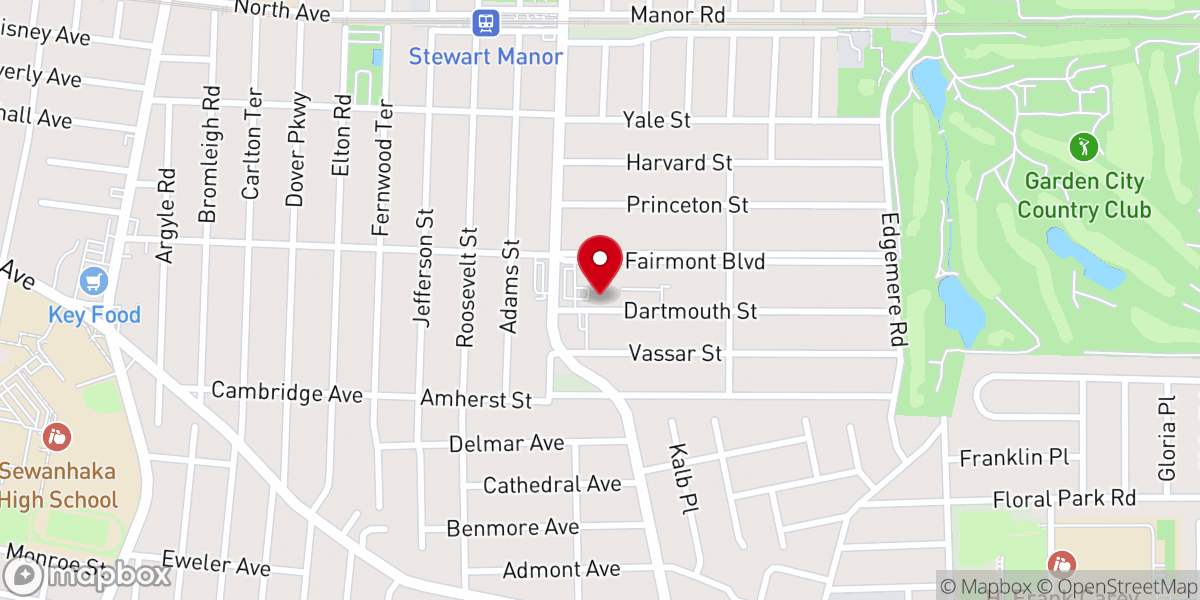 Map showing location of St. Anne's Church