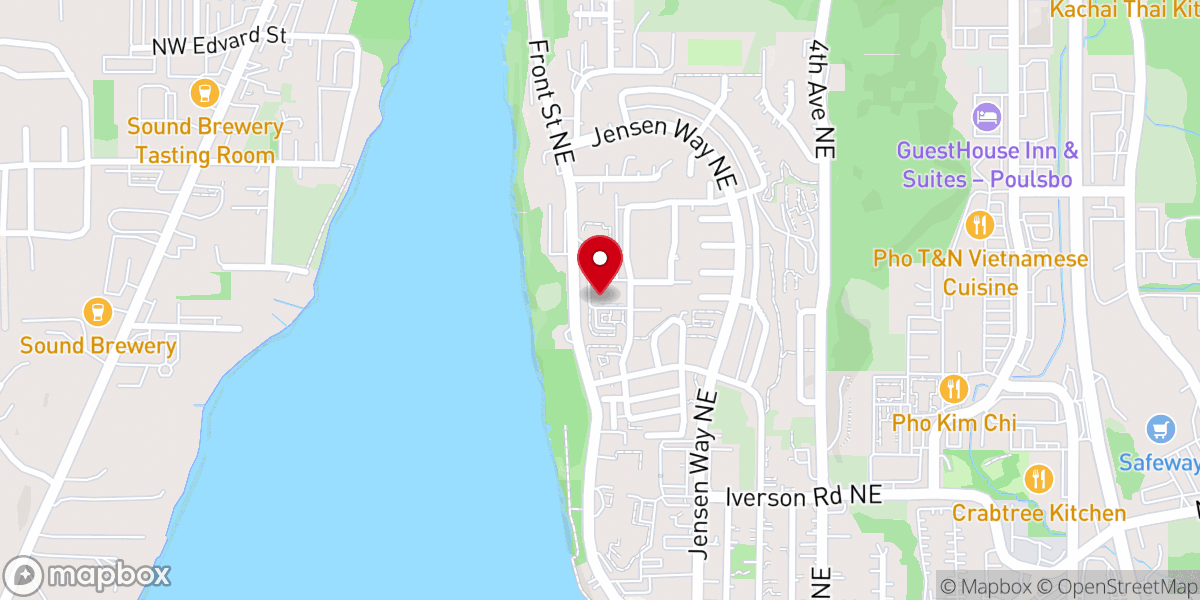 Map showing location of Liberty Christian Center