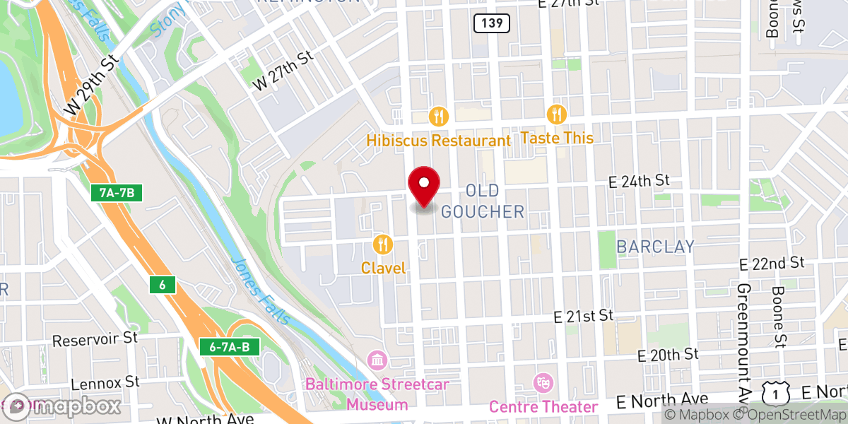 Map showing location of Zion Revival Temple Apostolic Faith