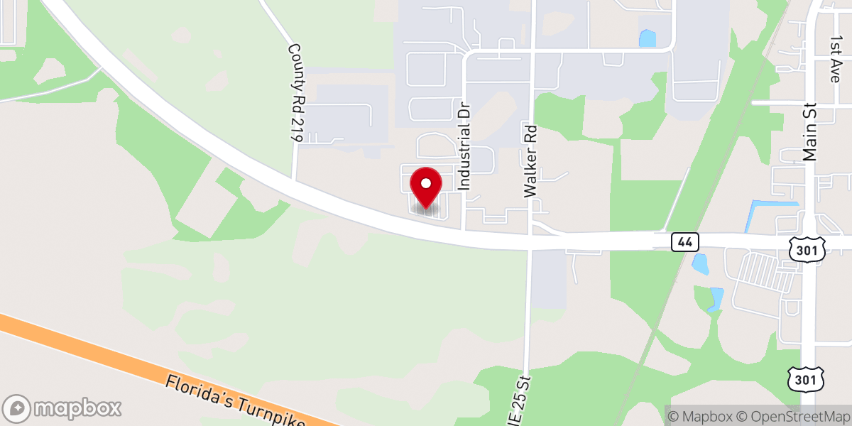 Map showing location of Grace Life Fellowship