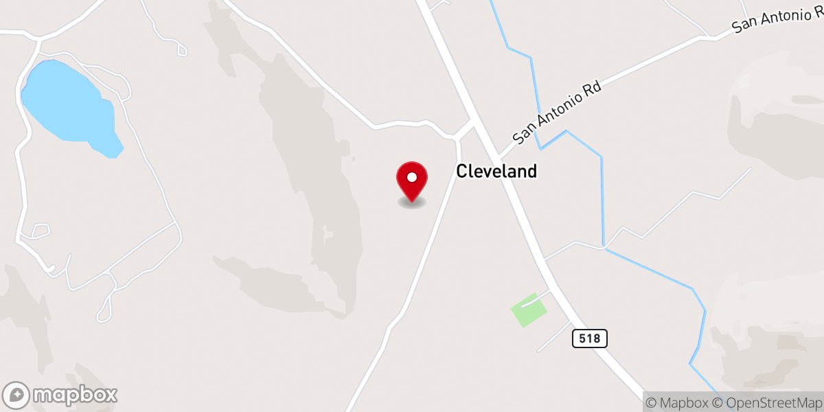 Map showing location of MVBC