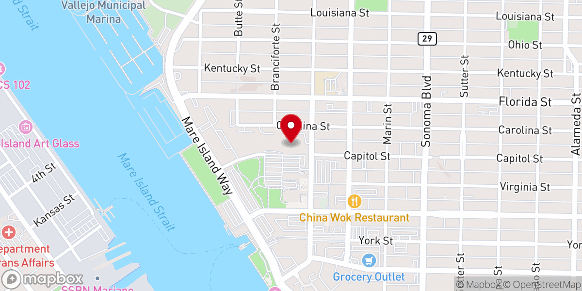 Map showing location of Fellowship Methodist Church