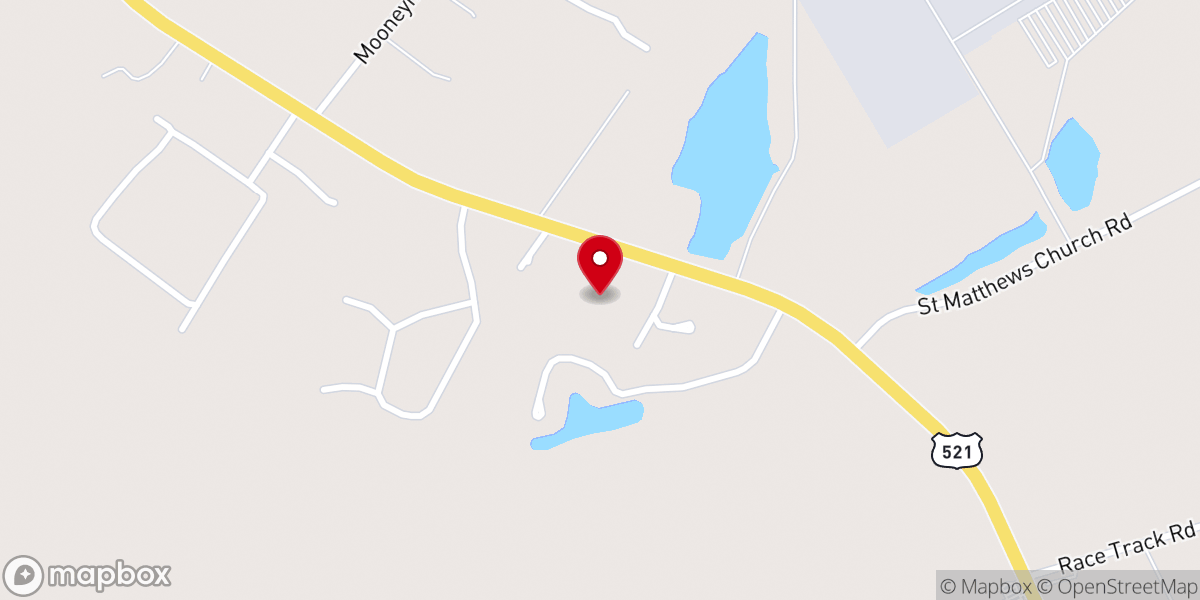 Map showing location of Fraser Church
