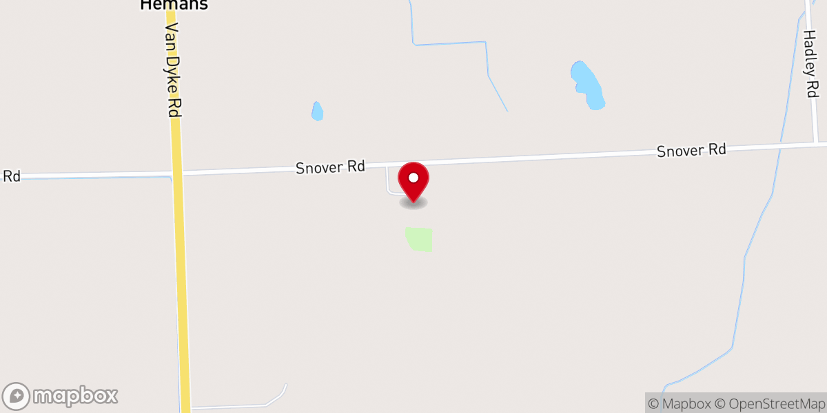 Map showing location of Cherith Mennonite Church