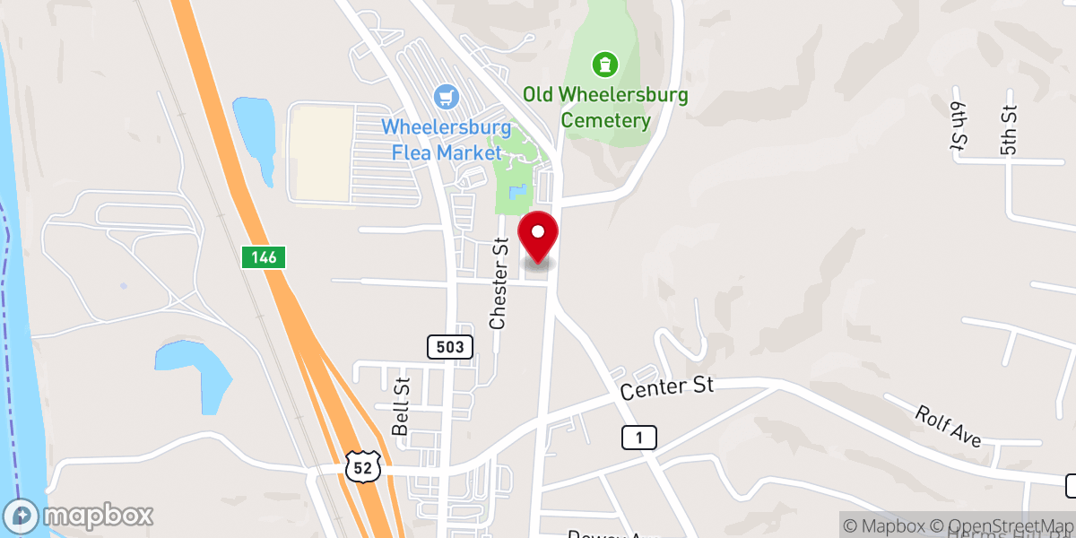 Map showing location of Cornerstone Nazarene Offices