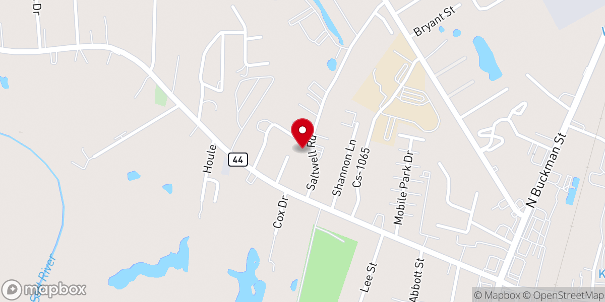 Map showing location of Family Worship Center