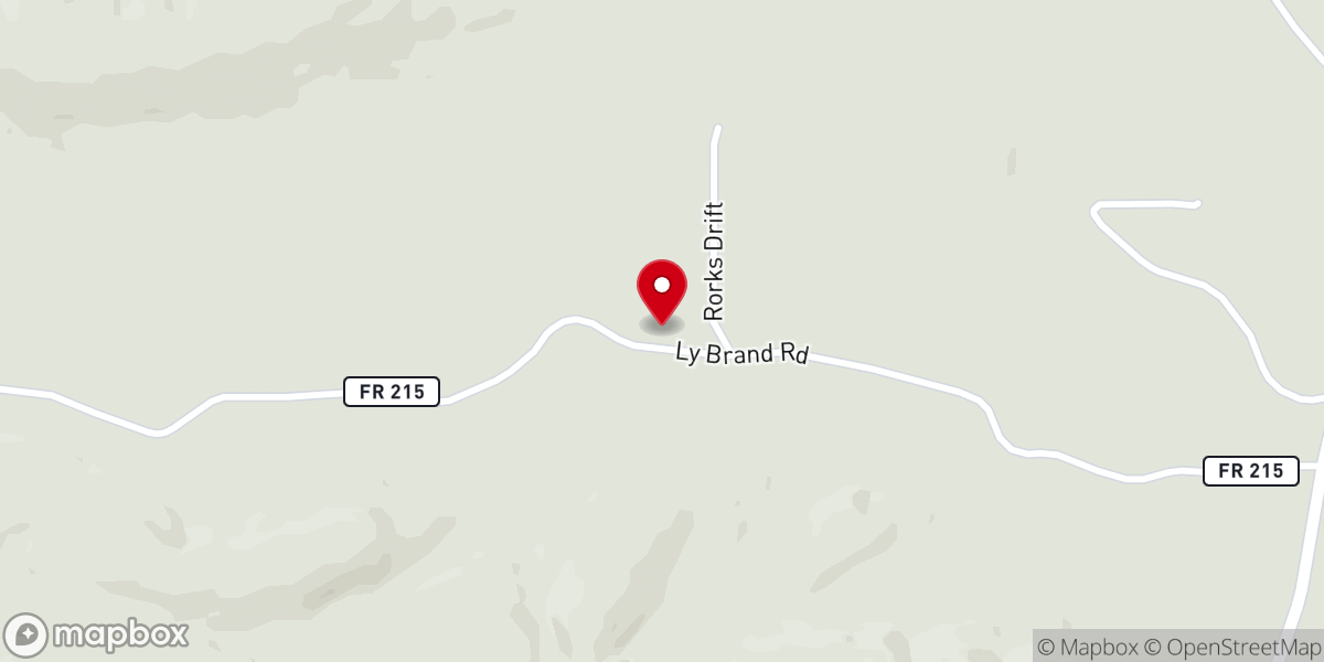 Map showing location of Midway Pentecostal Church