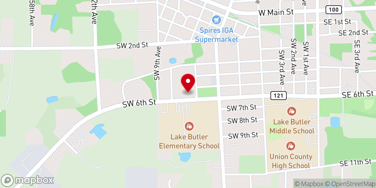 Map showing location of Victory Christian Center