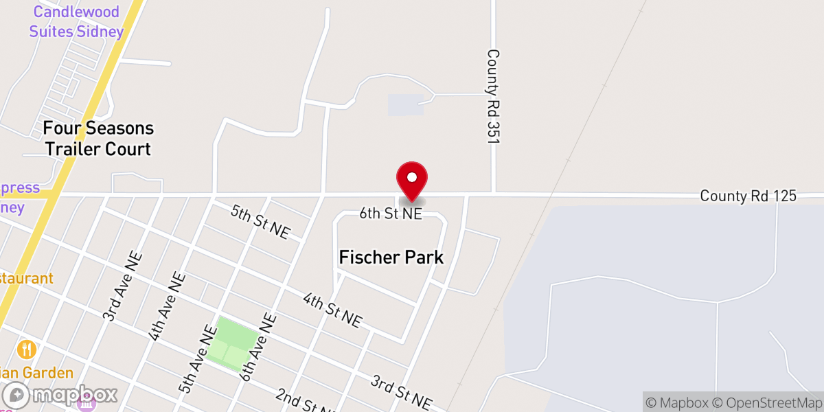 Map showing location of The Church of God