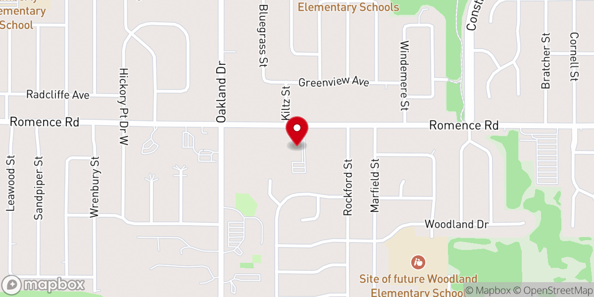 Map showing location of Cornerstone Pentecostal Church
