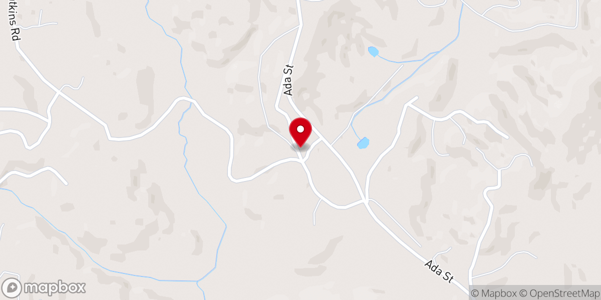 Map showing location of Pleasant Grove Baptist Church