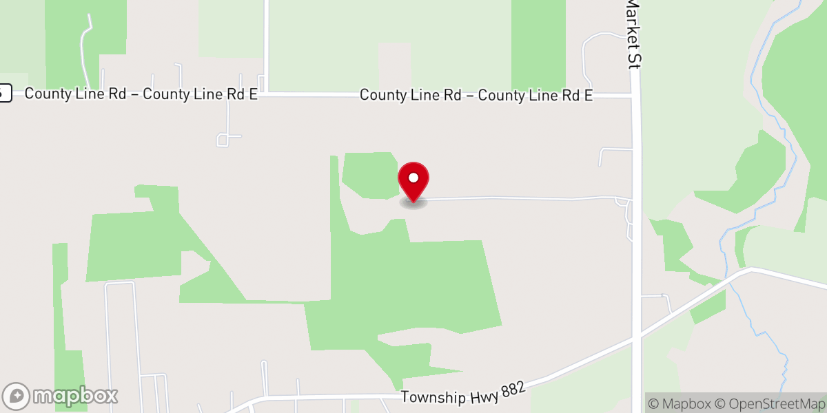Map showing location of Shaker Woods Grounds