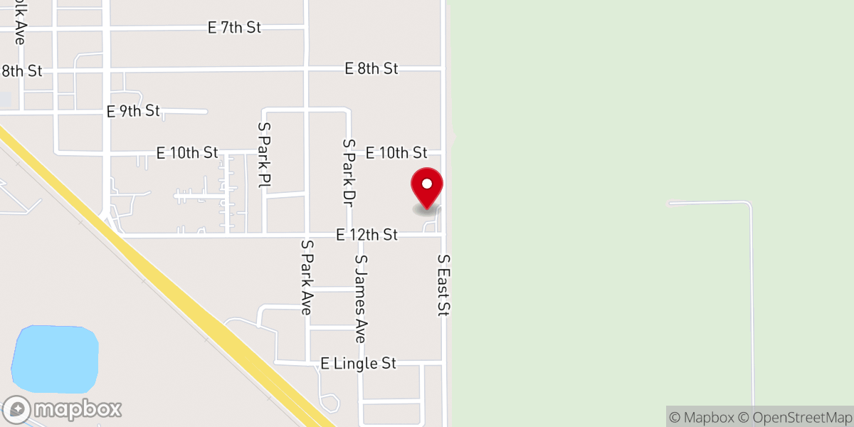 Map showing location of Fowler Baptist Church Food Pantry - Food Distribution Center
