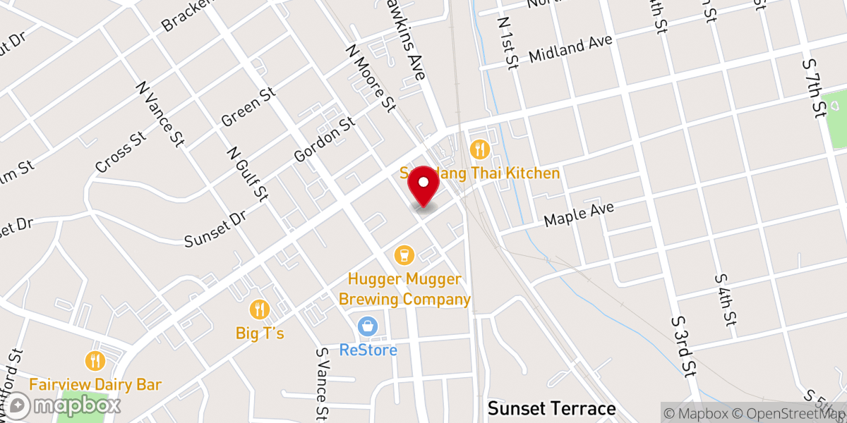 Map showing location of Life Springs Dream Center
