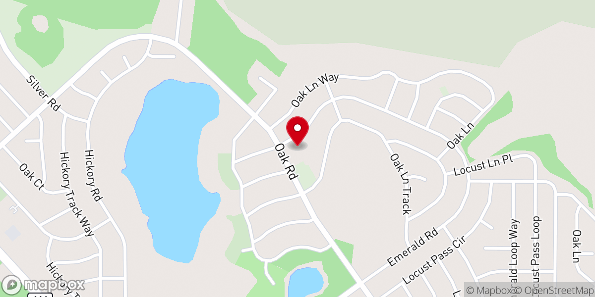 Map showing location of Silver Springs Shores Christian Church
