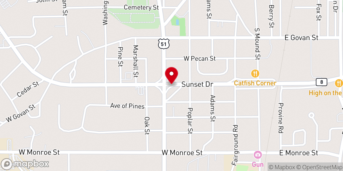 Map showing location of Training Pastors International