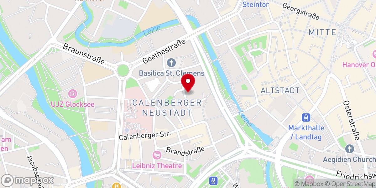 Map showing location of Petruskirche