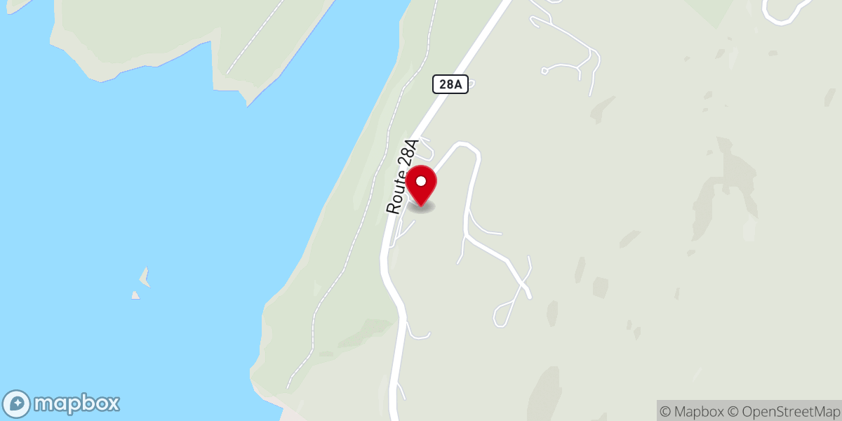Map showing location of Living Word Chapel