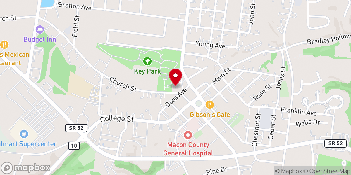 Map showing location of Bethel Family Worship Center - Food Distribution Center
