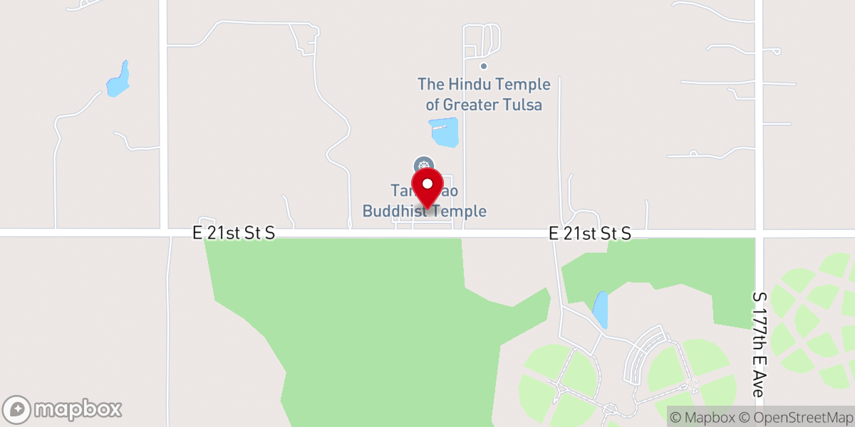 Map showing location of Phuoc Tri Monastery