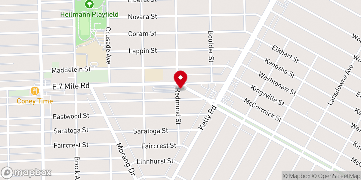 Map showing location of I Am that I Am Ministry