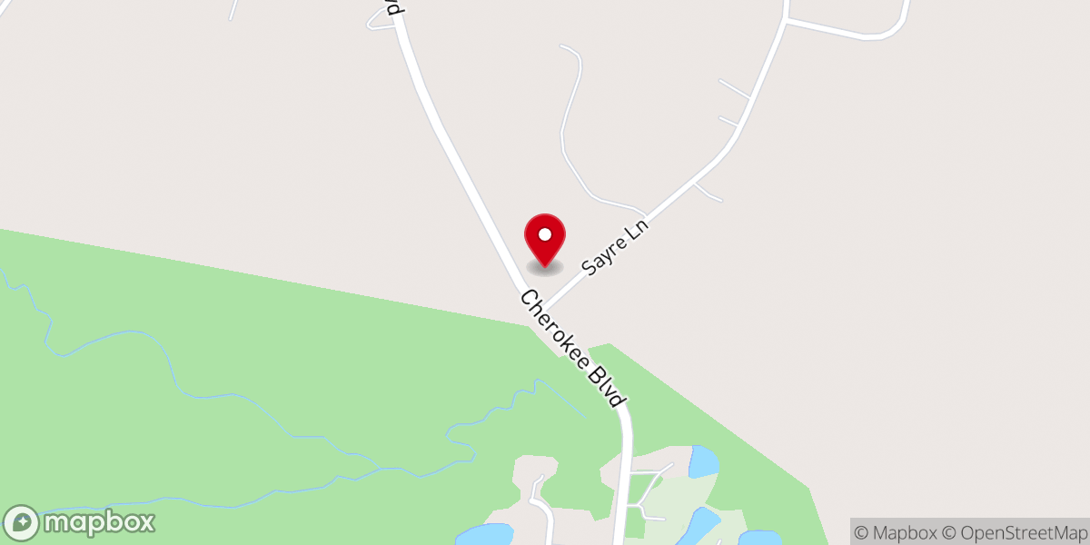 Map showing location of Good Aim Church