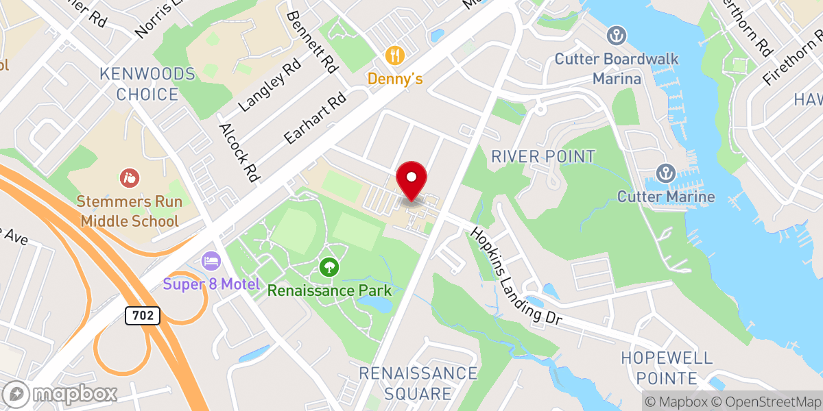 Map showing location of Chapel