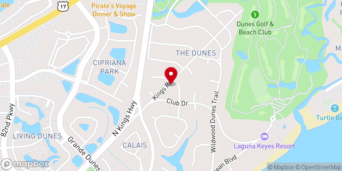 Map showing location of Episcopal Cursillo Ministry