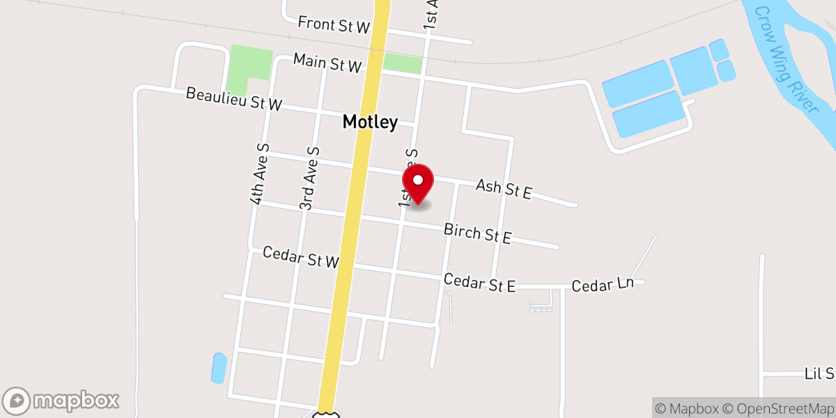Map showing location of St Michael's Catholic Church
