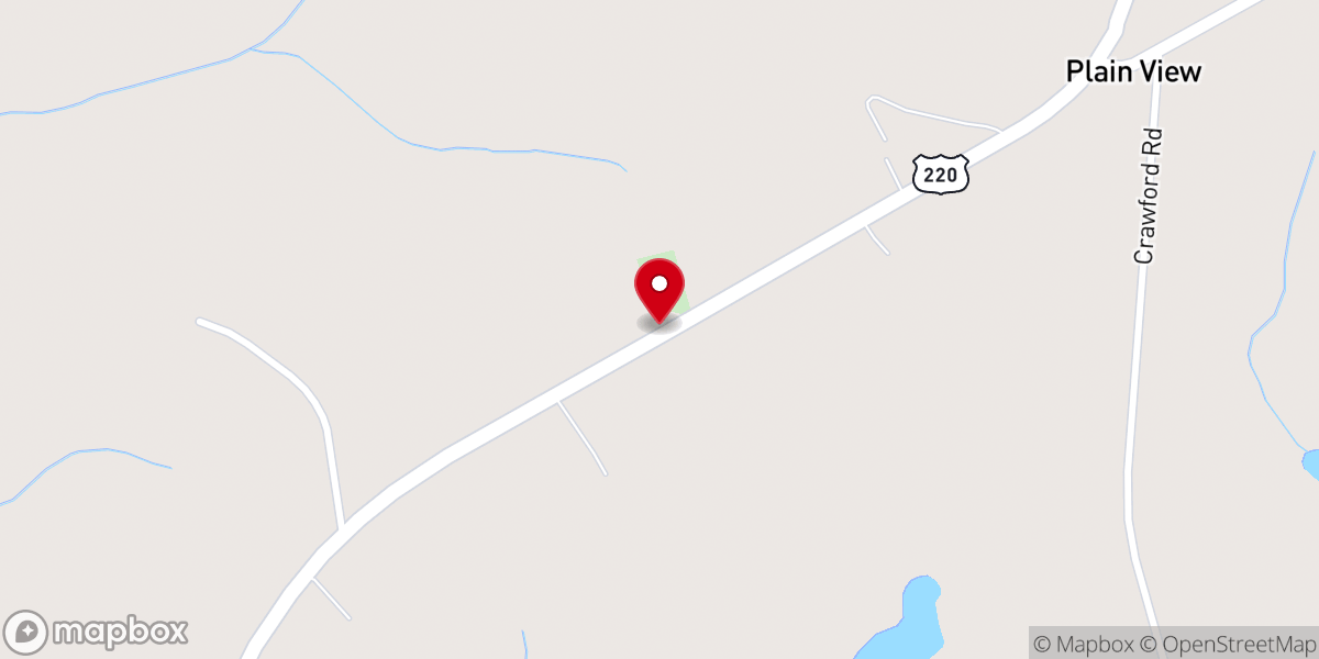 Map showing location of St Luke's Freewill Baptist Church