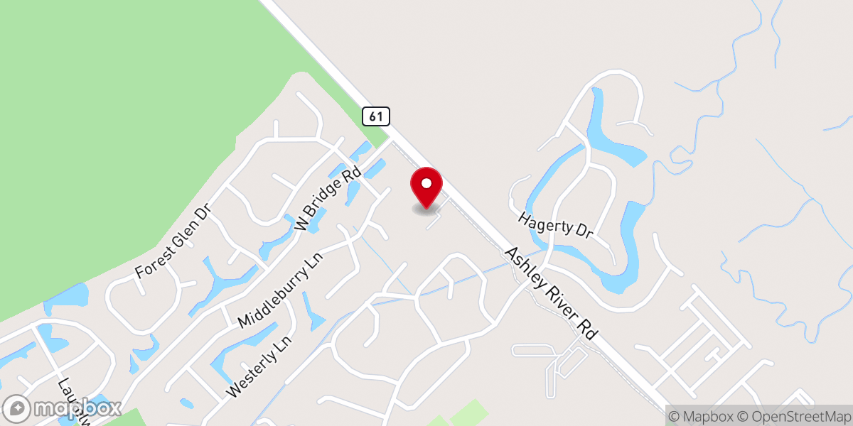 Map showing location of Saint Andrews Parish United Methodist Church