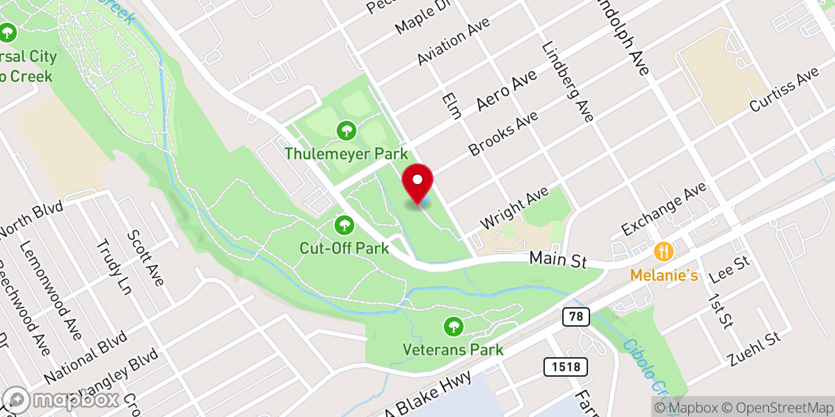 Map showing location of Pickrell Park