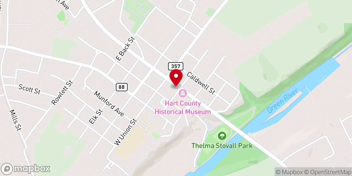 Map showing location of River Pointe Church